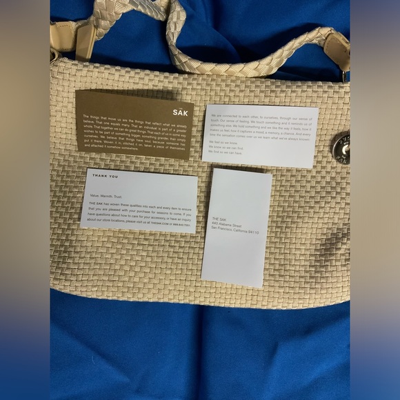 THE SAK, WOMENS HAND PURSE, BEIGE, size 13” x 8” x 3.25” (NWT) - Picture 3 of 5